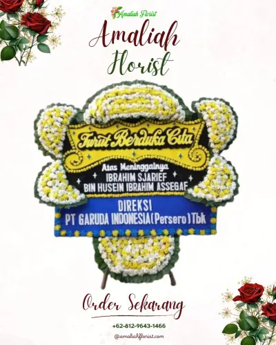Papan Bunga Duka di Ciwandan